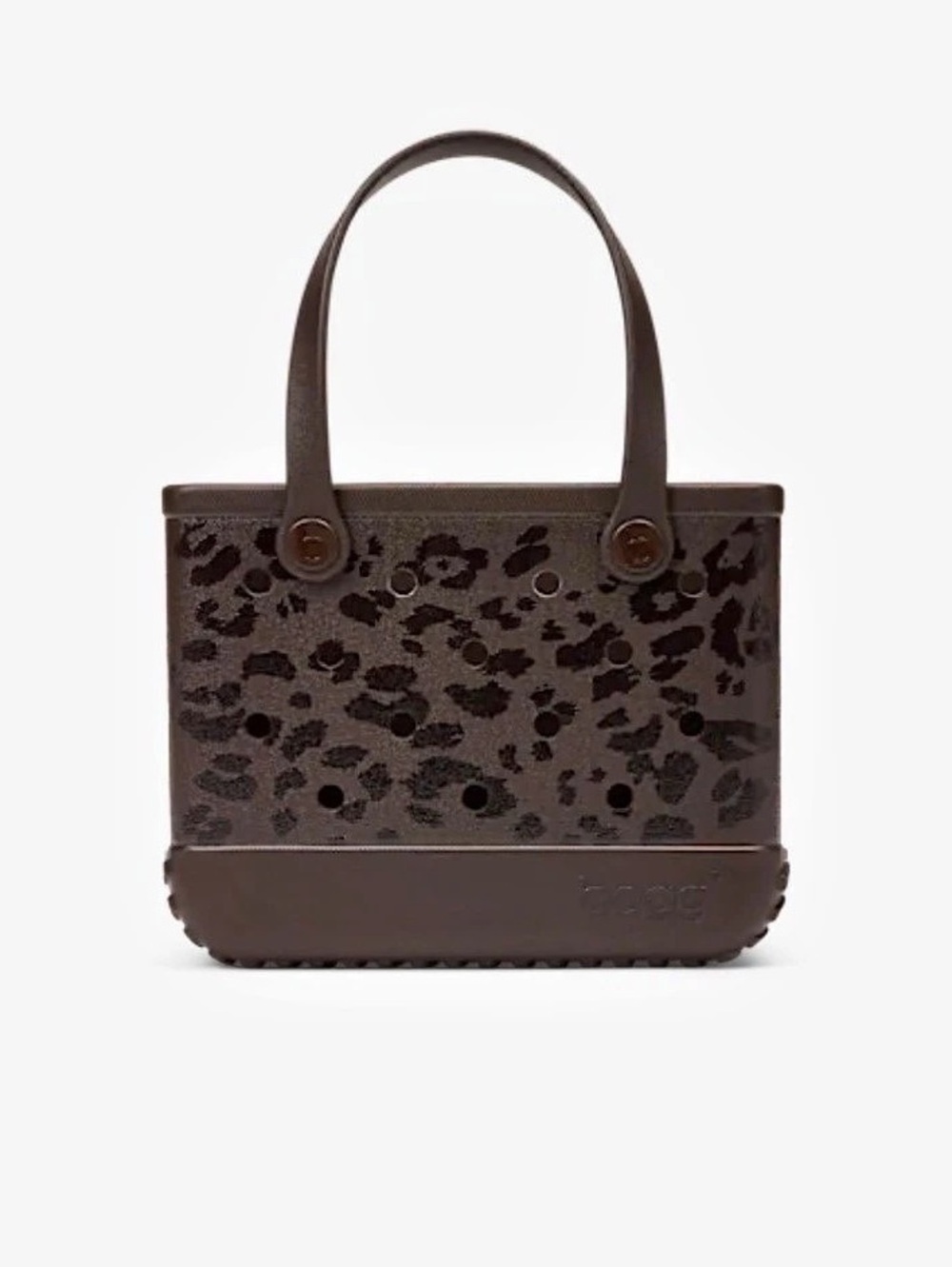 Bitty Bogg Animal Print Tote in Black & Gray Like New